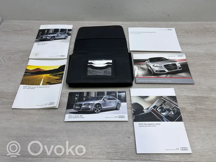 Audi A8 S8 D4 4H Owners service history hand book 