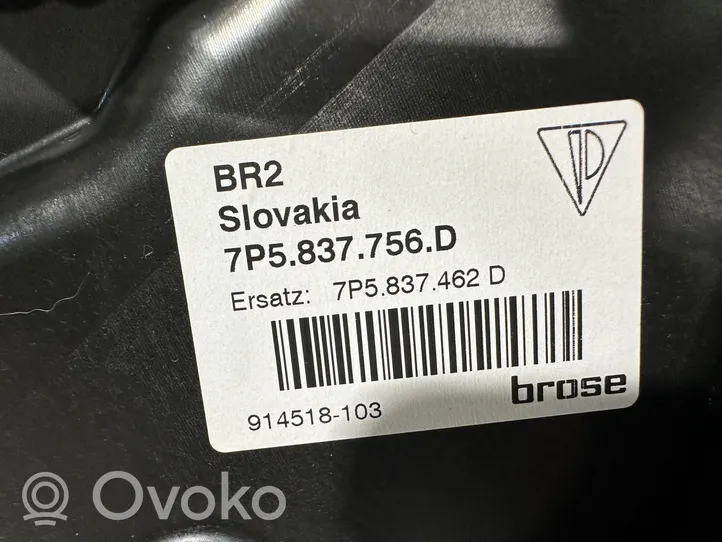 Porsche Cayenne (92A) Alzacristalli della portiera anteriore con motorino 7P5837756D