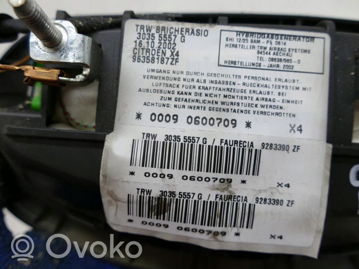 Citroen C5 Istuimen turvatyyny 96358187ZF