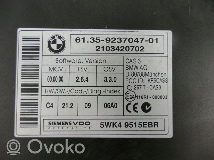 BMW 1 E81 E87 Kit calculateur ECU et verrouillage 8512499