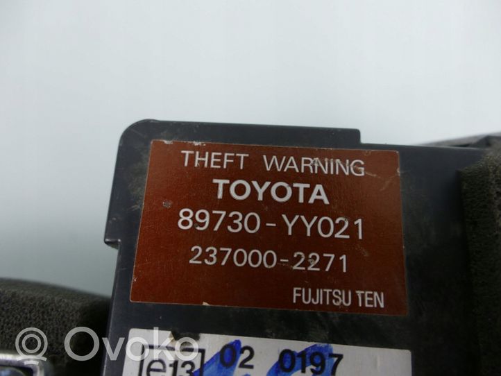 Toyota Avensis T220 Signalizacijos valdymo blokas 89730YY021