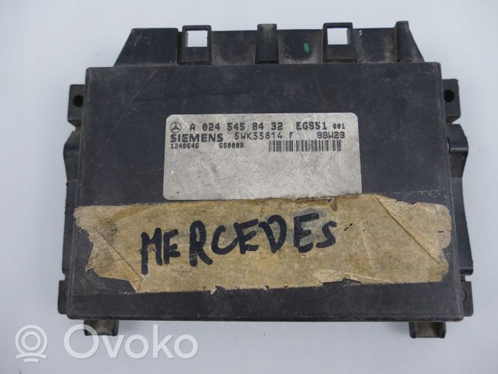 Mercedes-Benz E W210 Module de contrôle de boîte de vitesses ECU A0245458432