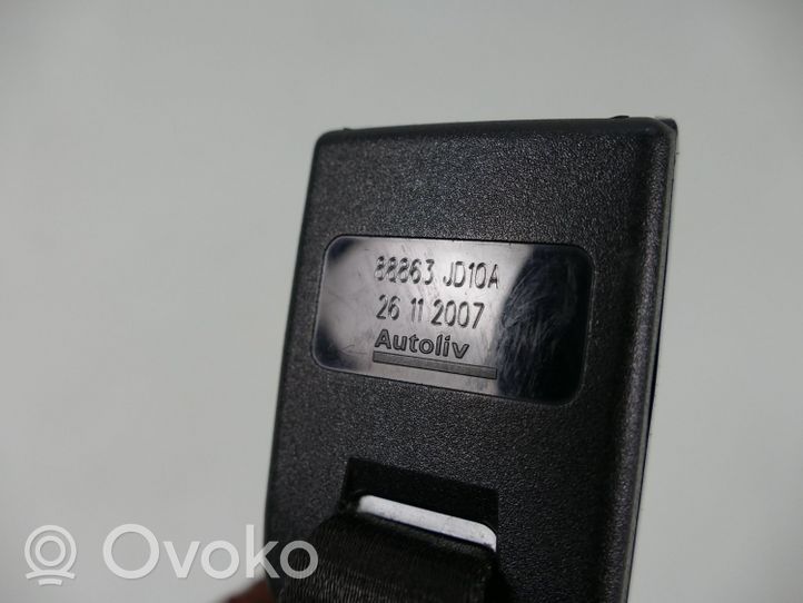 Nissan Qashqai Klamra tylnego pasa bezpieczeństwa 88863JD10A