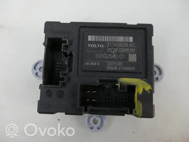 Volvo XC60 Door control unit/module 31343029