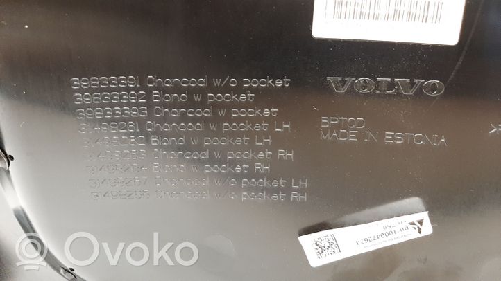 Volvo XC60 Istuimen verhoilu 32248046