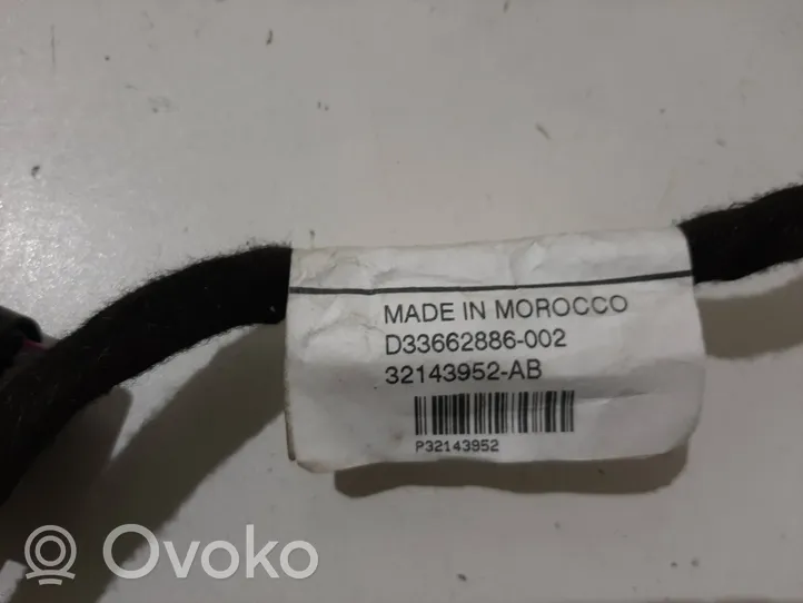 Volvo S90, V90 Takaoven johtosarja 32143952