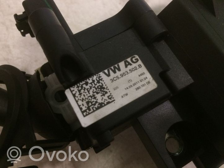 Volkswagen PASSAT B7 Wiper turn signal indicator stalk/switch 3C5953502B