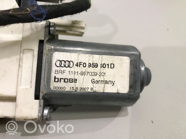 Audi A6 Allroad C6 Moteur de lève-vitre de porte avant 4F0959801D