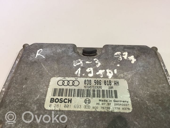 Audi A3 S3 8L Moottorin ohjainlaite/moduuli 038906018AH