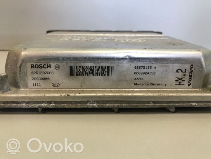 Volvo S60 Sterownik / Moduł ECU 0261207666