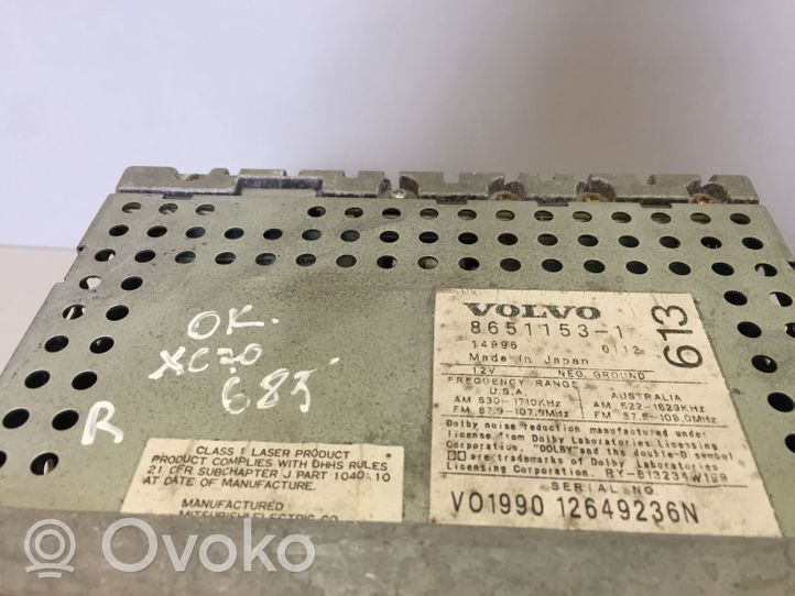 Volvo XC70 Panel / Radioodtwarzacz CD/DVD/GPS 86511531