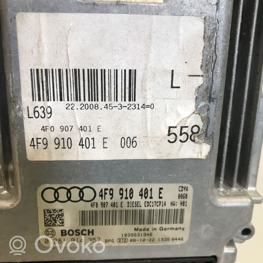 Audi A6 Allroad C6 Centralina/modulo del motore 4F9910401E