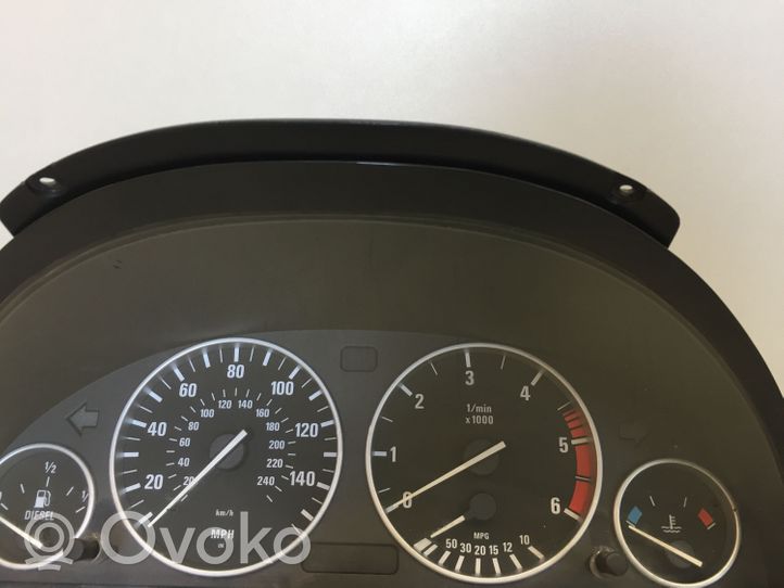 BMW X5 E53 Compteur de vitesse tableau de bord 62116979580