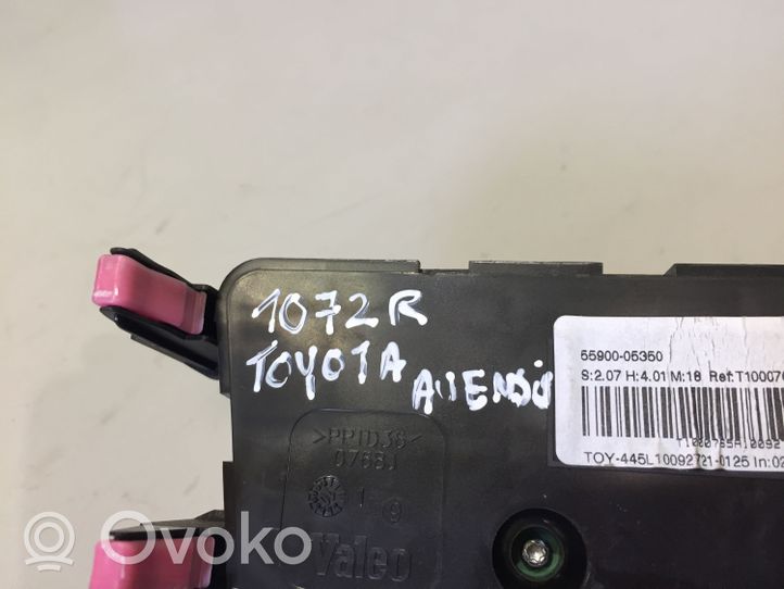 Toyota Avensis T270 Oro kondicionieriaus/ klimato/ pečiuko valdymo blokas (salone) 5590005350