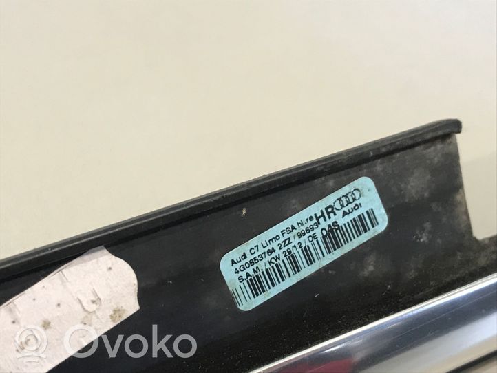 Audi A6 C7 Rear door glass trim molding 4G0853764