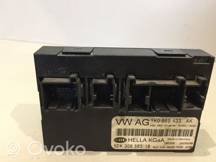 Skoda Octavia Mk2 (1Z) Comfort/convenience module 1K0959433