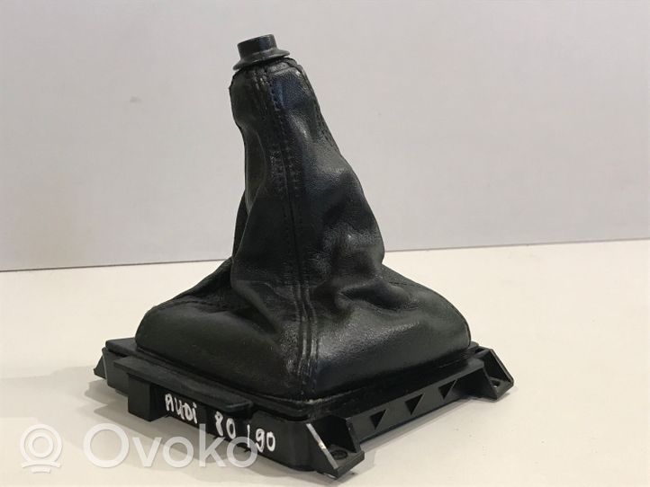 Audi 80 90 B3 Revêtement pommeau de levier de vitesses cuir 893863287