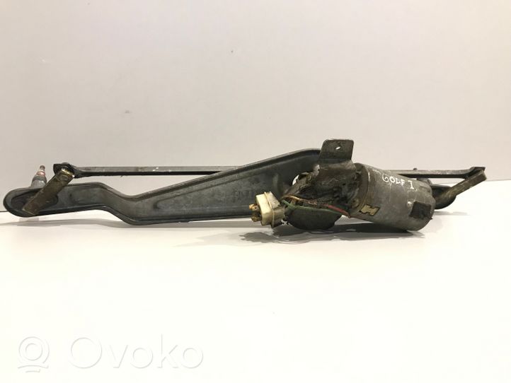 Volkswagen Golf I Front wiper linkage and motor 171955326
