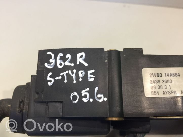 Jaguar S-Type Wiper turn signal indicator stalk/switch 2W9314A664