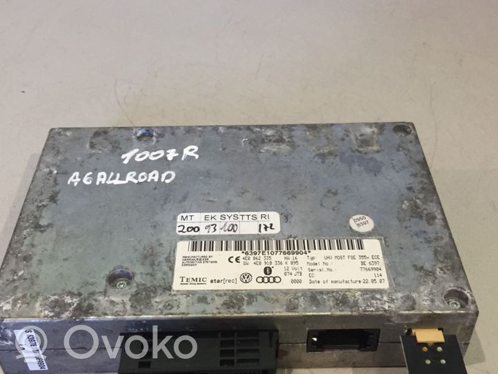 Audi A6 Allroad C6 Bluetooth control unit module 4E0862335