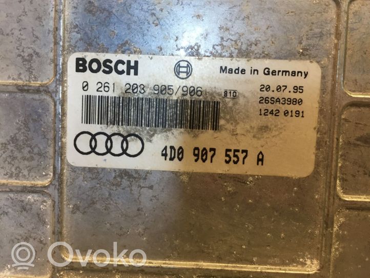 Audi A8 S8 D2 4D Calculateur moteur ECU 4D0907557A