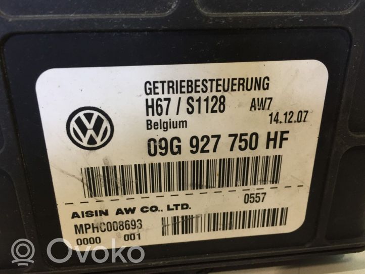 Volkswagen Polo IV 9N3 Module de contrôle de boîte de vitesses ECU 09G927750HF