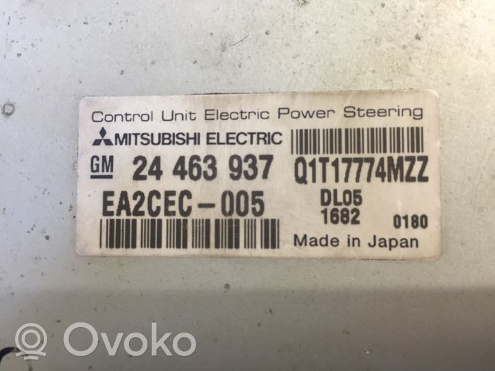 Opel Combo C Ohjaustehostimen ohjainlaite/moduuli 24463937