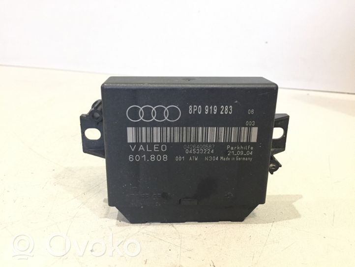 Audi A3 S3 8P Pysäköintitutkan (PCD) ohjainlaite/moduuli 8P0919283