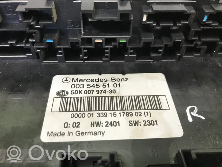 Mercedes-Benz C W203 Module de fusibles 0035455101