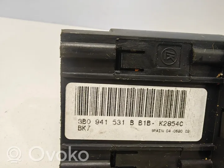 Volkswagen PASSAT B5 Interrupteur d’éclairage 3B0941531B