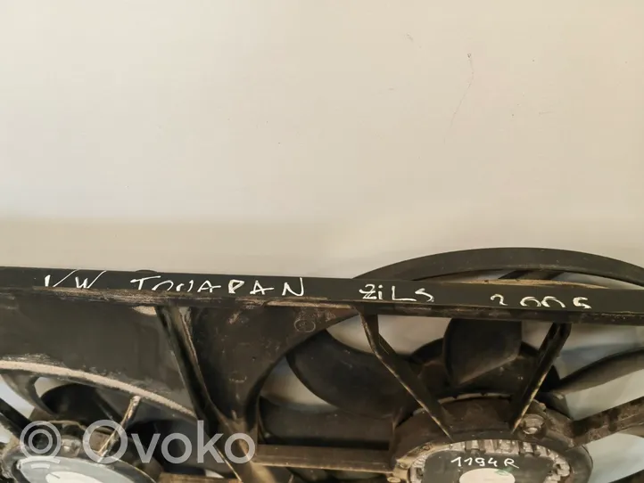 Volkswagen Touran I Elektrisks radiatoru ventilators 1K0121207T