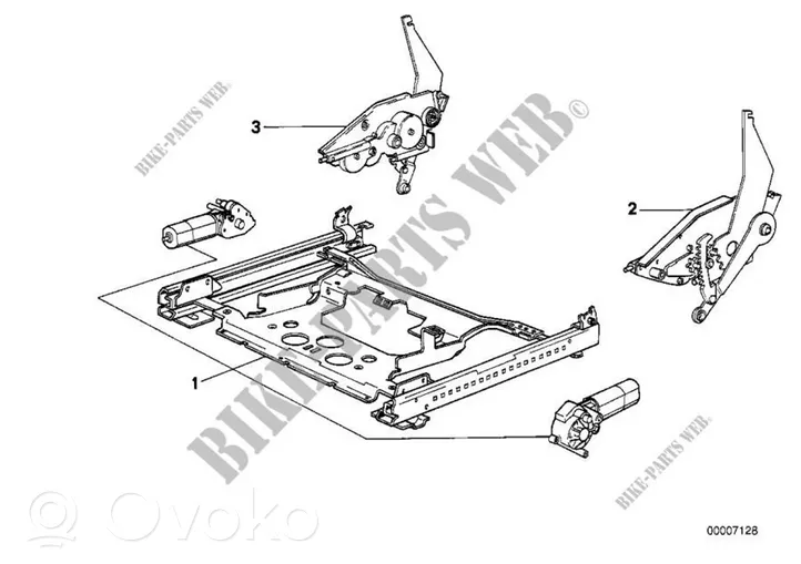 BMW 7 E32 Stellmotor elektrische Sitzverstellung 1964176