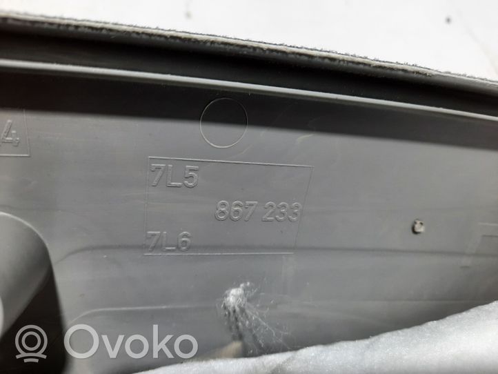 Volkswagen Touareg I Listwa tapicerki drzwi przednich 7L6867233