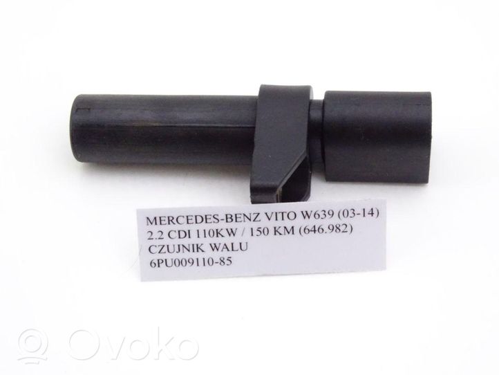 Mercedes-Benz Vito Viano W639 Sensor de posición del cigüeñal 6PU009110-85