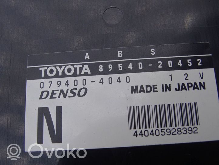 Toyota Celica T230 Muut ohjainlaitteet/moduulit 89540-20452