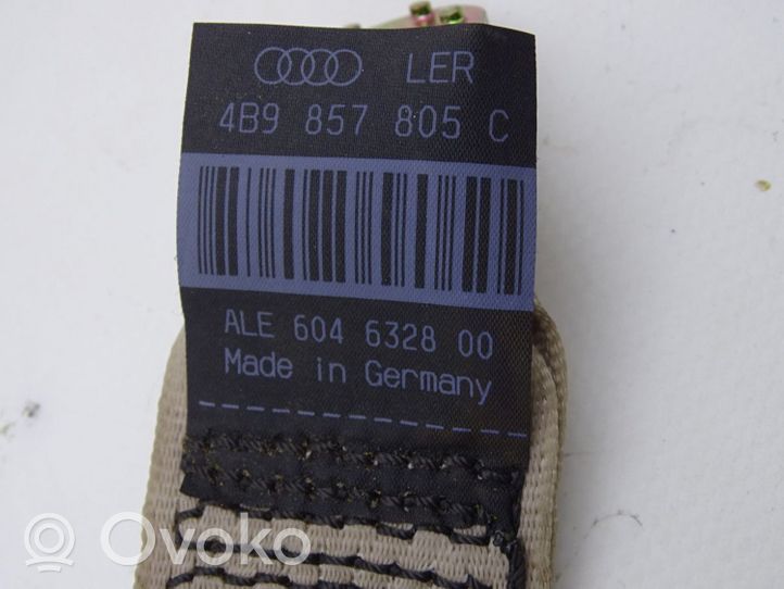 Audi A6 S6 C5 4B Pas bezpieczeństwa fotela przedniego 604582400