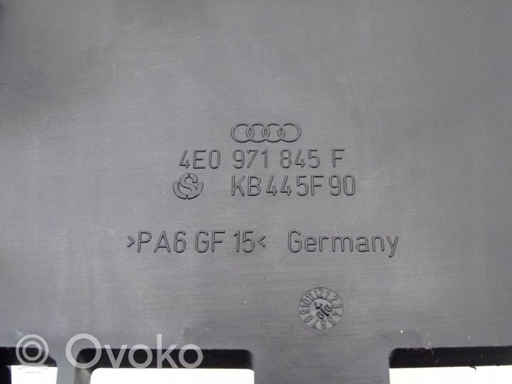 Audi A8 S8 D3 4E Couvercle de boîte à fusibles 4E0971845F