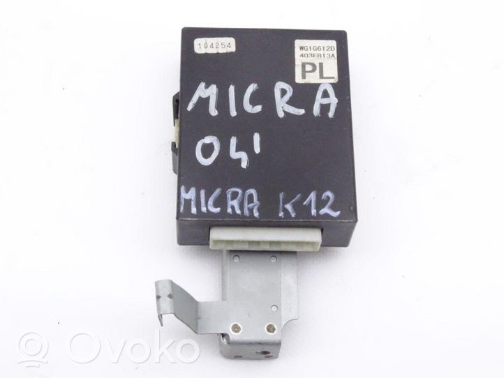 Nissan Micra Sterownik / Moduł centralnego zamka WG1G612D