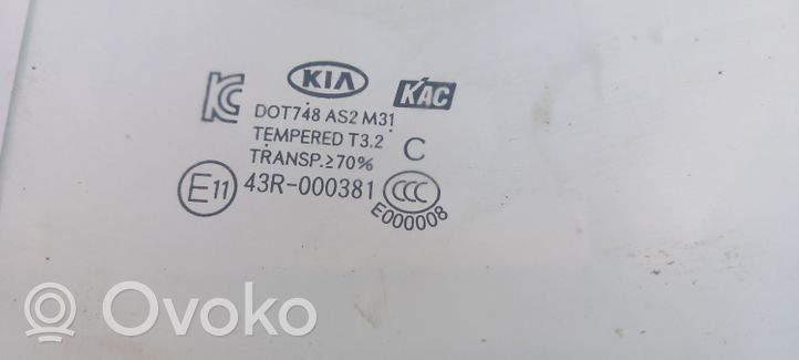 KIA Rio Vitre de fenêtre porte arrière 