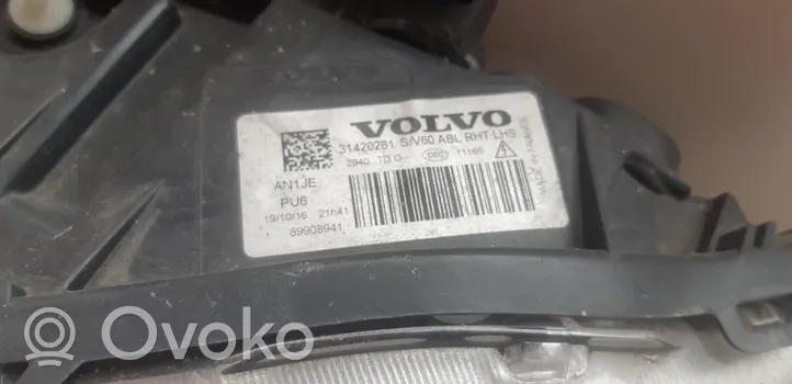 Volvo S60 Phare frontale 31420261