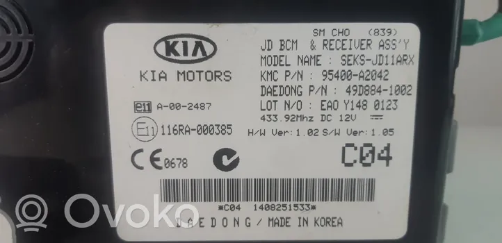 KIA Ceed Centralina/modulo chiusura centralizzata portiere 95400A2042