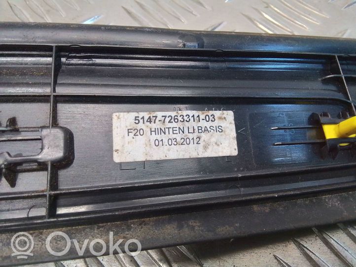 BMW 1 F20 F21 Takaoven kynnyksen suojalista 7263311