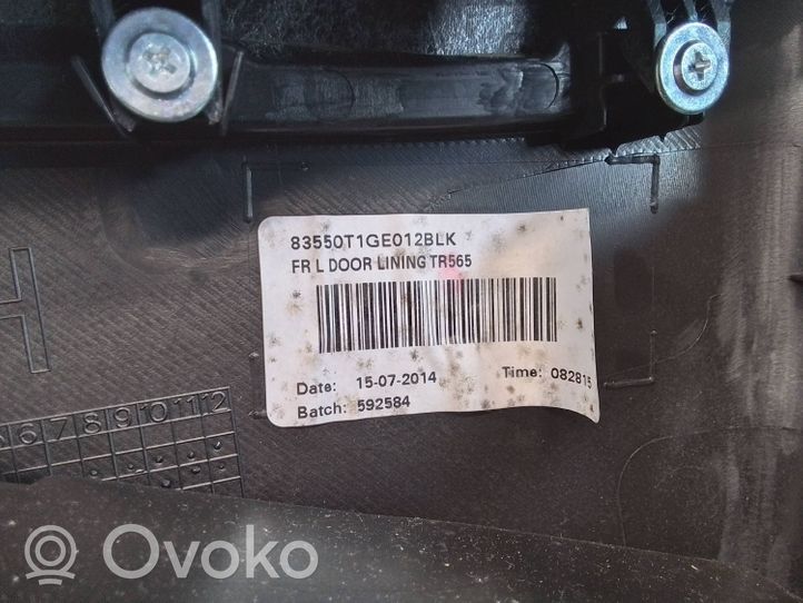 Honda CR-V Boczki / Poszycie drzwi przednich 83550T1GE012BLK