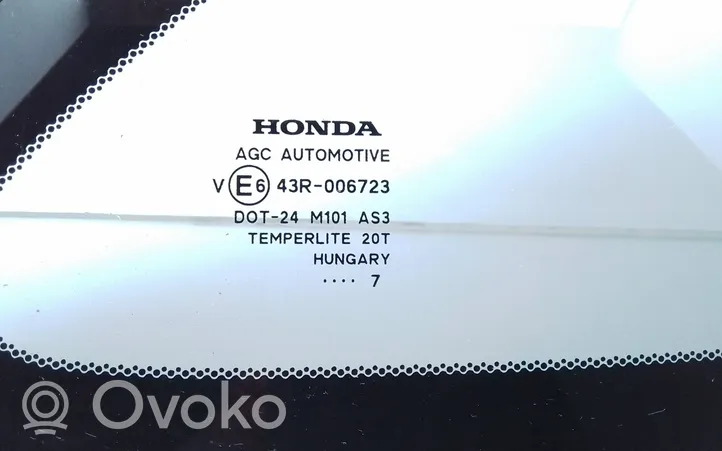 Honda CR-V Заднее боковое стекло кузова 43R006723