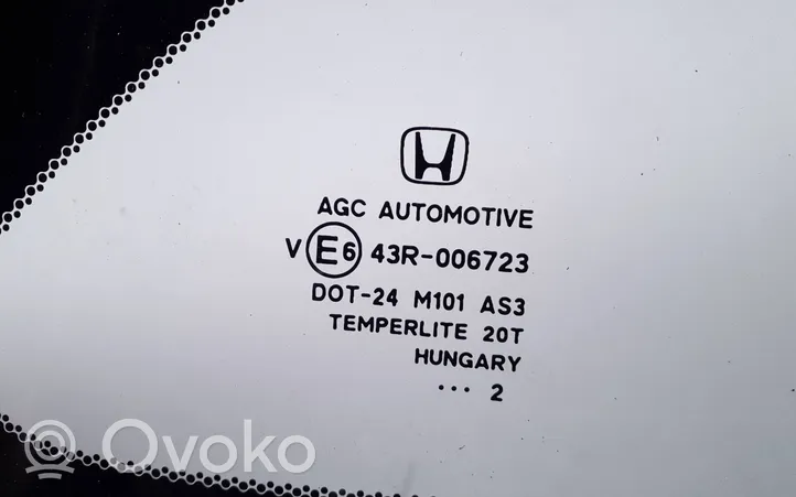 Honda CR-V Fenêtre latérale avant / vitre triangulaire 43R006723