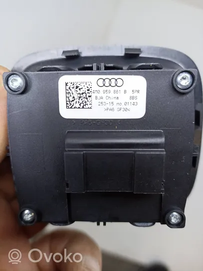 Audi Q7 4M Muut kytkimet/nupit/vaihtimet 4M0959861B