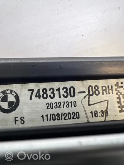 BMW 2 F44 Listwa / Uszczelka szyby drzwi 1334785