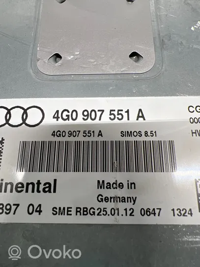 Audi A6 C7 Moottorin ohjainlaite/moduuli 4G0907551A