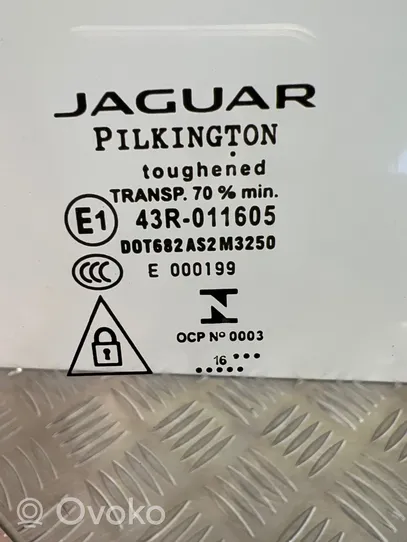 Jaguar XF X260 Etuoven ikkunalasi, neliovinen malli 43R011605