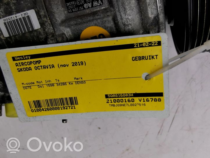Skoda Octavia 985 Kompresor / Sprężarka klimatyzacji A/C 5Q0816803H-